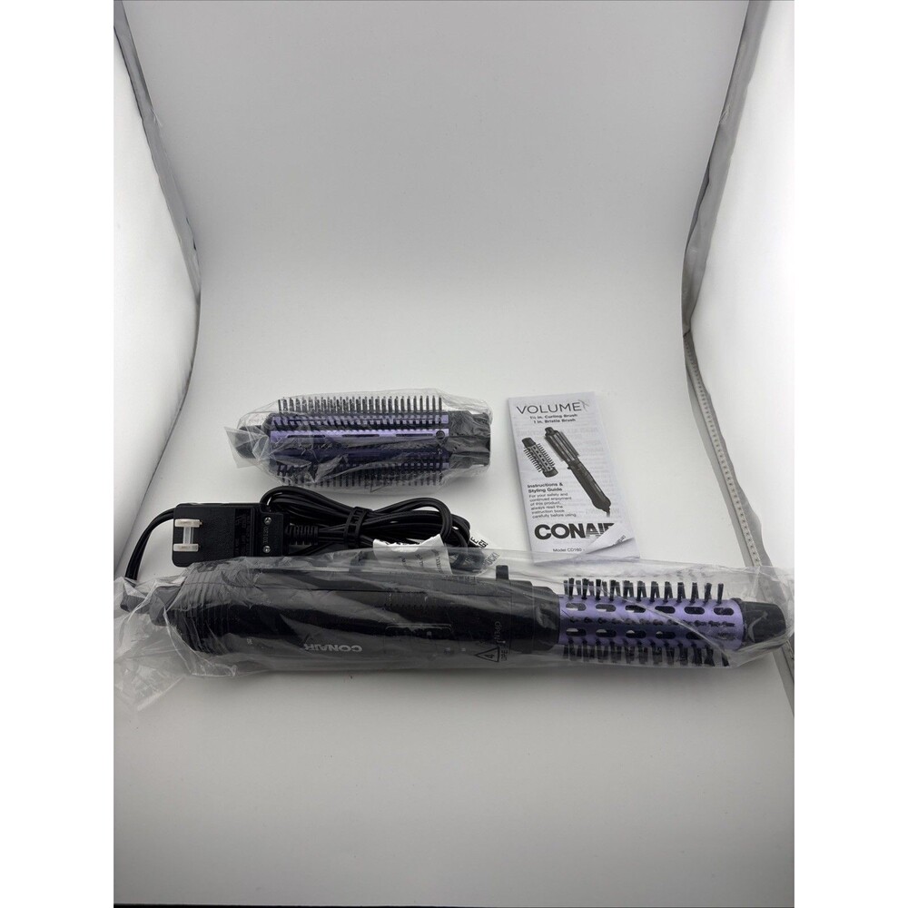 Conair Hot Air Styler Voluminous Curls & Waves 1.5" Curling & 1" Bristle Brushes - Picture 12 of 16